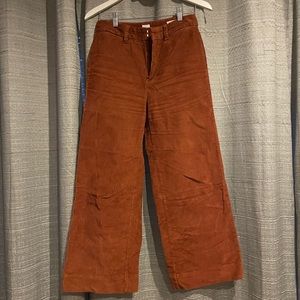 Gap corduroy wide leg pants